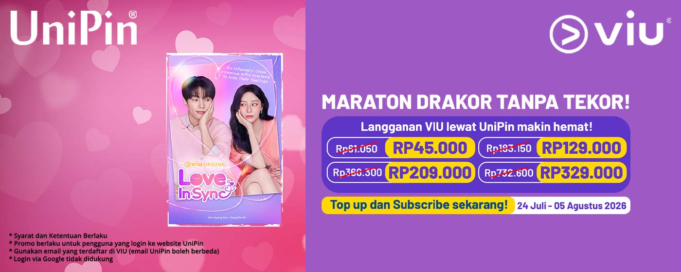 Maraton Drakor Tanpa Tekor! Nikmati Promo Spesial VIU Premium di UniPin 15th Anniversary
